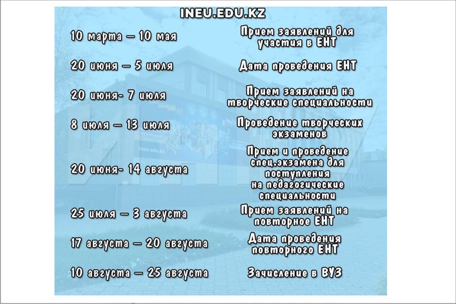 ИНФОРМАЦИЯ ДЛЯ АБИТУРИЕНТОВ!