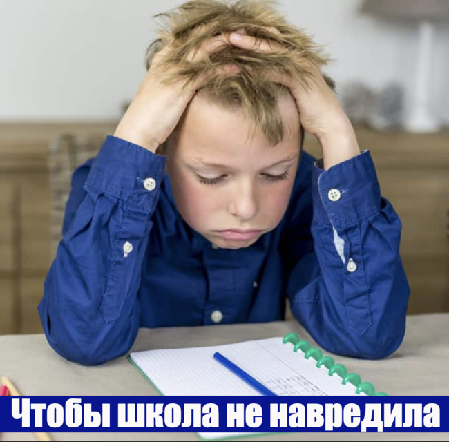 Чтобы школа не навредила