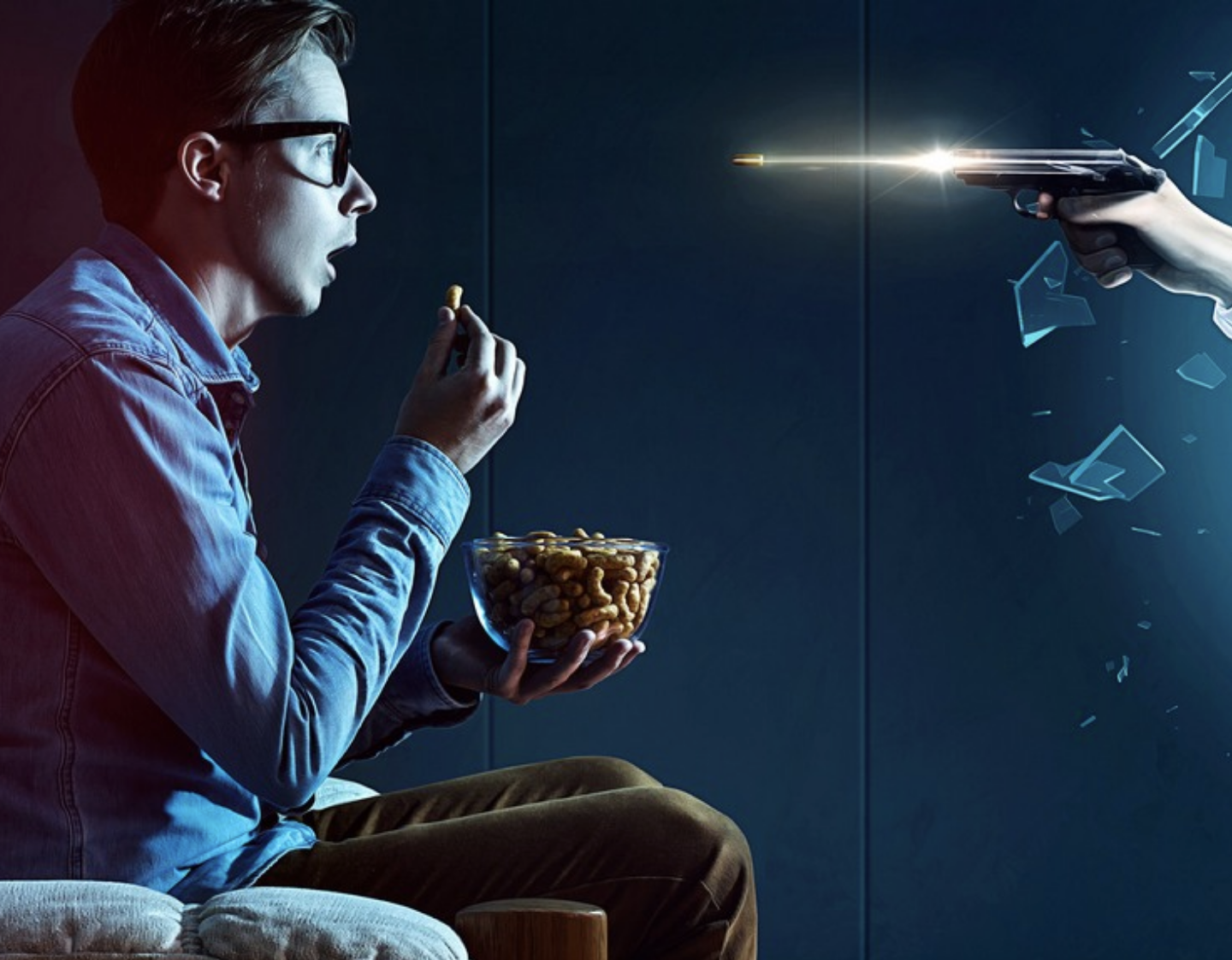 Уровни поступления информации при просмотре фильма