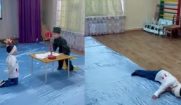 Казнет обсуждает видео с детского утренника с расстрелом во время декабрьских событий