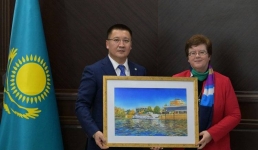 Аким Павлодарской области встретился с послом Германии в Казахстане