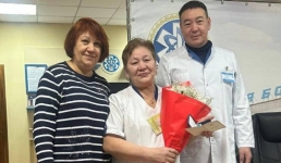 Павлодарскую санитарку наградили медалью