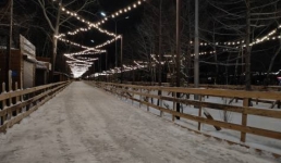 Линейный каток в Центральном парке Караганды закрыт для перезаливки