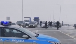 Где закрыли движение в Мангистау