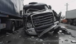 В Павлодарской области столкнулись грузовик и внедорожник