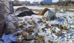 Предпринимателя из Актау «поймали» на выбросе строительных отходов