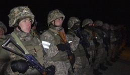 На учебном полигоне «Оймаша» в Мангистау проходят боевые стрельбы