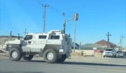 Жителей взволновал кортеж бронированной техники в пригороде Актау