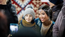 Казахскую юрту установили на малой родине Тараса Шевченко