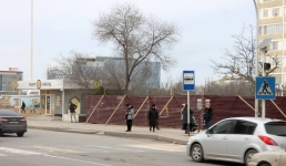 Зачем зимой демонтировали остановку в Актау