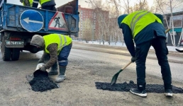 На павлодарский проспект уложили всесезонный асфальт