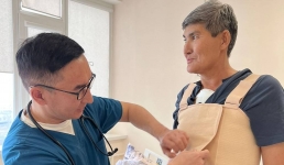 В Актау успешно прооперировали пациента с пятисантиметровым тромбом