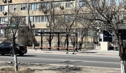 Автобусную остановку оборудовали в 9 микрорайоне Актау