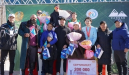 В Жанаозене впервые прошел марафон по бегу