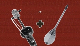 Павлодарскому айтыскеру подарили двуликий инструмент