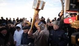 Амал 2024: традиционный огонь единства зажгли в Мангистау