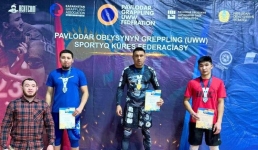 Павлодарские полицейские соревновались в силе