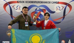 Лучшая из лучших: Самбистка из Мангистау удостоилась Кубка мира