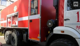 В Павлодаре сгорел цветочный киоск