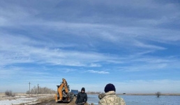 Для борьбы с павлодарскими паводками задействовали дроны