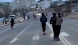 Дорожный беспредел: в полиции Актау предупредили о правилах езды на электросамокатах