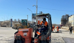 Где и сколько асфальта уложено на автомобильных дорогах Актау