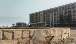 Строительство сквера перед зданием акимата затягивается в Актау