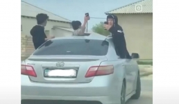 Водители и пассажиры пяти автомобилей устроили опасную езду на дорогах Мунайлинского района