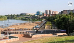 На павлодарской набережной создадут игровую и торговую зоны