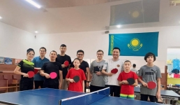 Для жителей Актау организовали бесплатные игры в настольный теннис