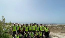 За чистый город: коллектив ТОО «Барьер Плюс» вывез 3 тонны мусора с набережной Актау