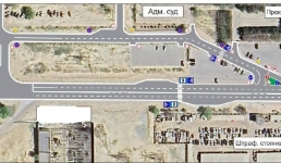 Дорога в районе прокуратуры Актау станет двусторонней