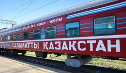 Медицинский поезд «Саламатты Қазақстан» прибывает в Мангистаускую область