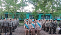 Павлодарские школьники приобщились к солдатской жизни