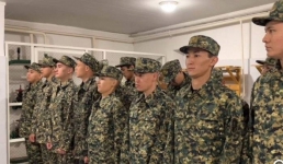 В Павлодаре  воинская часть пополнилась новобранцами