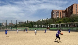 В Павлодаре стартовал Кубок Казахстана по пляжному футболу