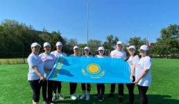 Павлодарские онкологи провели выходной день на спортплощадке