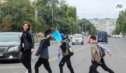 Юные павлодарцы учились быть примерными пешеходами