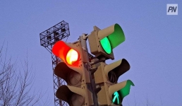 Новый светофор установили рядом с павлодарской школой