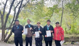 Сквозь камыши и по лужам: павлодарские туристы соревновались в беге