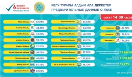 Почти половина павлодарских избирателей пришла на референдум