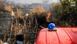 Асаин Байханов выехал на место пожара