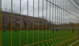 В Павлодаре открыли крупнейшее в микрорайоне футбольное поле