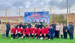 Компания ERG построила стадион для школы Аксу