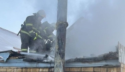 В пригороде Павлодара воспламенилась котельная