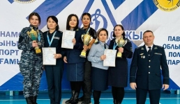 Женщины-полицейские продемонстрировали спортивное мастерство