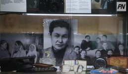 Аксессуары, принадлежащие одной из первых журналисток Казахстана, выставили в Павлодаре