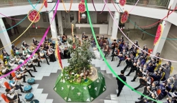 Десять горных козликов «станцевала» под игру школьников Павлодара