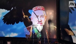 В Наурыз в Павлодаре показали голограмму Машхура Жусупа