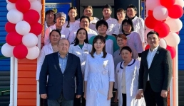 В Актогайском районе открылся новый медпункт